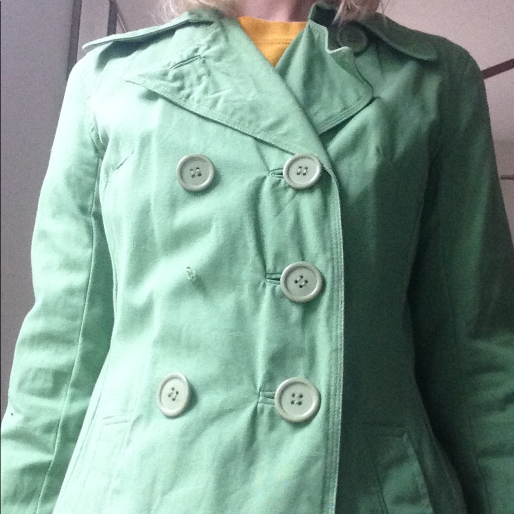 Forever 21 Green Peacoat